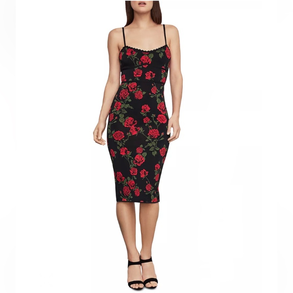 BCBGMaxAzria La Rosa Body-Con Dress